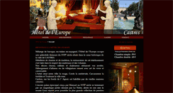 Desktop Screenshot of europe-hotel-castres.fr